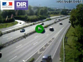 <h2>Caméra routière à hauteur de la sortie 15 Chambéry-centre au PK 4,103 en direction d'Albertville</h2>