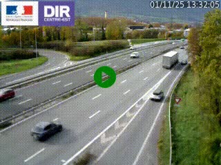 <h2>Caméra routière à hauteur de la sortie 15 Chambéry-centre au PK 4,103 en direction d'Albertville</h2>