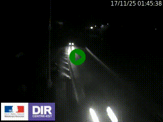 Caméra autoroute sur A6 - Valvert, près de Lyon, en direction de Paris, à hauteur de la sortie 36 Porte du Valvert