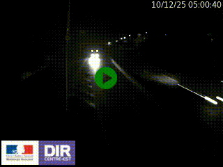 Caméra autoroute sur A6 - Valvert, près de Lyon, en direction de Paris, à hauteur de la sortie 36 Porte du Valvert