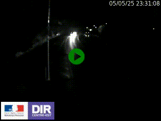 Caméra autoroute sur A6 - Valvert, près de Lyon, en direction de Paris, à hauteur de la sortie 36 Porte du Valvert