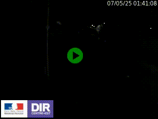 Caméra autoroute sur A6 - Valvert, près de Lyon, en direction de Paris, à hauteur de la sortie 36 Porte du Valvert