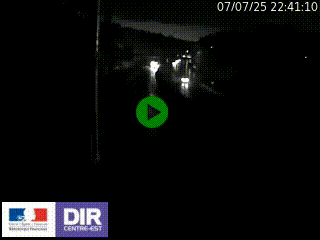 Caméra autoroute sur A6 - Valvert, près de Lyon, en direction de Paris, à hauteur de la sortie 36 Porte du Valvert