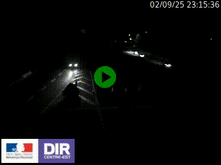 Caméra autoroute sur A6 - Valvert, près de Lyon, en direction de Paris, à hauteur de la sortie 36 Porte du Valvert