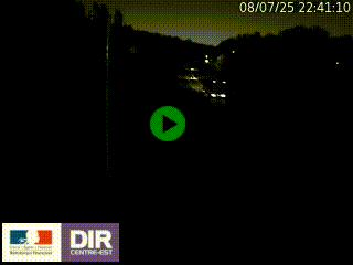 Caméra autoroute sur A6 - Valvert, près de Lyon, en direction de Paris, à hauteur de la sortie 36 Porte du Valvert