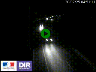 Caméra autoroute sur A6 - Valvert, près de Lyon, en direction de Paris, à hauteur de la sortie 36 Porte du Valvert