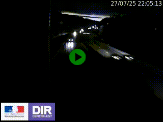 Caméra autoroute sur A6 - Valvert, près de Lyon, en direction de Paris, à hauteur de la sortie 36 Porte du Valvert