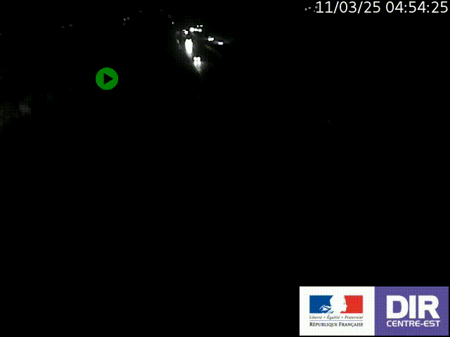 <h2>Caméra autoroute à la jonction entre l'A7 et l'A47 à Ternay, au nord de Vienne. Vue orientée vers Lyon</h2>