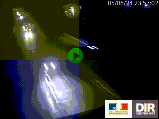 <h2>Webcam trafic au bout de l'A42, à la jonction avec le Boulevard Périphérique Nord de Lyon (D383) à Villeurbanne. Vue orientée vers Marseille</h2>