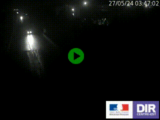 Caméra de circulation routière sur le boulevard périphérique Laurent Bonnevay de Lyon (D383) à hauteur de Villeurbanne, après la jonction avec l'A42. Vue orientée vers Bron