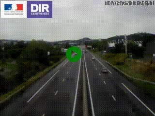 <h2>Caméra autoroute à Saint-Etienne (Les Littes) à hauteur du Ikea Saint-Etienne sur l'A72 en direction de Roanne</h2>