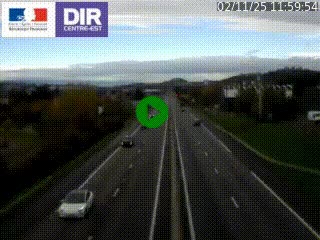 <h2>Caméra autoroute à Saint-Etienne (Les Littes) à hauteur du Ikea Saint-Etienne sur l'A72 en direction de Roanne</h2>