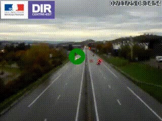 <h2>Caméra autoroute à Saint-Etienne (Les Littes) à hauteur du Ikea Saint-Etienne sur l'A72 en direction de Roanne</h2>