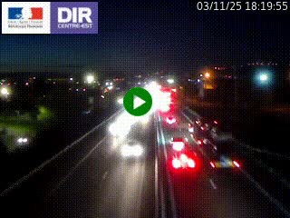 <h2>Caméra autoroute à Saint-Etienne (Les Littes) à hauteur du Ikea Saint-Etienne sur l'A72 en direction de Roanne</h2>