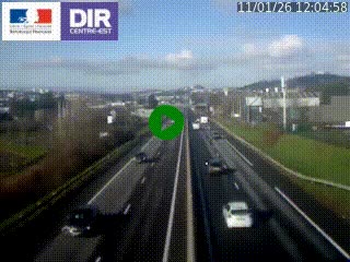 <h2>Caméra autoroute à Saint-Etienne (Les Littes) à hauteur du Ikea Saint-Etienne sur l'A72 en direction de Roanne</h2>