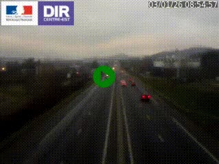 <h2>Caméra autoroute à Saint-Etienne (Les Littes) à hauteur du Ikea Saint-Etienne sur l'A72 en direction de Roanne</h2>