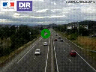<h2>Caméra autoroute à Saint-Etienne (Les Littes) à hauteur du Ikea Saint-Etienne sur l'A72 en direction de Roanne</h2>