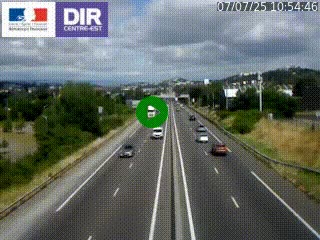 <h2>Caméra autoroute à Saint-Etienne (Les Littes) à hauteur du Ikea Saint-Etienne sur l'A72 en direction de Roanne</h2>