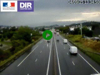 <h2>Caméra autoroute à Saint-Etienne (Les Littes) à hauteur du Ikea Saint-Etienne sur l'A72 en direction de Roanne</h2>