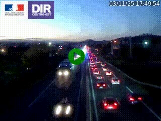 <h2>Caméra autoroute à Saint-Etienne (Les Littes) à hauteur du Ikea Saint-Etienne sur l'A72 en direction de Roanne</h2>