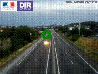 <h2>Caméra autoroute à Saint-Etienne (Les Littes) à hauteur du Ikea Saint-Etienne sur l'A72 en direction de Roanne</h2>