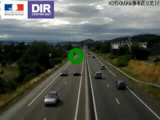 <h2>Caméra autoroute à Saint-Etienne (Les Littes) à hauteur du Ikea Saint-Etienne sur l'A72 en direction de Roanne</h2>