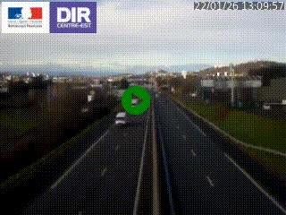 <h2>Caméra autoroute à Saint-Etienne (Les Littes) à hauteur du Ikea Saint-Etienne sur l'A72 en direction de Roanne</h2>