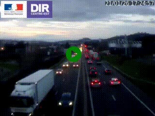 <h2>Caméra autoroute à Saint-Etienne (Les Littes) à hauteur du Ikea Saint-Etienne sur l'A72 en direction de Roanne</h2>