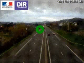 <h2>Caméra autoroute à Saint-Etienne (Les Littes) à hauteur du Ikea Saint-Etienne sur l'A72 en direction de Roanne</h2>