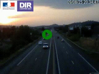 <h2>Caméra autoroute à Saint-Etienne (Les Littes) à hauteur du Ikea Saint-Etienne sur l'A72 en direction de Roanne</h2>