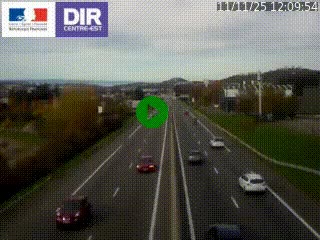 <h2>Caméra autoroute à Saint-Etienne (Les Littes) à hauteur du Ikea Saint-Etienne sur l'A72 en direction de Roanne</h2>