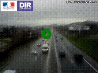 <h2>Caméra autoroute à Saint-Etienne (Les Littes) à hauteur du Ikea Saint-Etienne sur l'A72 en direction de Roanne</h2>