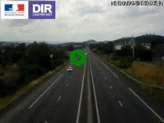 Caméra autoroute à Saint-Etienne (Les Littes) à hauteur du Ikea Saint-Etienne sur l'A72 en direction de Roanne