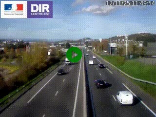 <h2>Caméra autoroute à Saint-Etienne (Les Littes) à hauteur du Ikea Saint-Etienne sur l'A72 en direction de Roanne</h2>