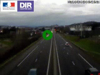 <h2>Caméra autoroute à Saint-Etienne (Les Littes) à hauteur du Ikea Saint-Etienne sur l'A72 en direction de Roanne</h2>