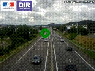 Caméra autoroute à Saint-Etienne (Les Littes) à hauteur du Ikea Saint-Etienne sur l'A72 en direction de Roanne