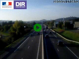 <h2>Caméra autoroute à Saint-Etienne (Les Littes) à hauteur du Ikea Saint-Etienne sur l'A72 en direction de Roanne</h2>