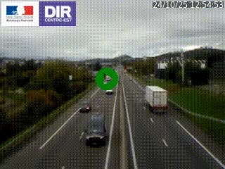 <h2>Caméra autoroute à Saint-Etienne (Les Littes) à hauteur du Ikea Saint-Etienne sur l'A72 en direction de Roanne</h2>
