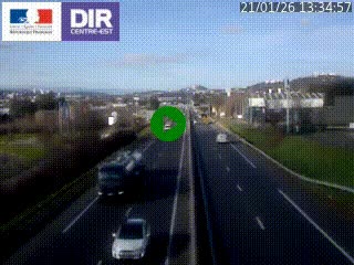 <h2>Caméra autoroute à Saint-Etienne (Les Littes) à hauteur du Ikea Saint-Etienne sur l'A72 en direction de Roanne</h2>