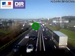 <h2>Caméra autoroute à Saint-Etienne (Les Littes) à hauteur du Ikea Saint-Etienne sur l'A72 en direction de Roanne</h2>