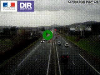 <h2>Caméra autoroute à Saint-Etienne (Les Littes) à hauteur du Ikea Saint-Etienne sur l'A72 en direction de Roanne</h2>