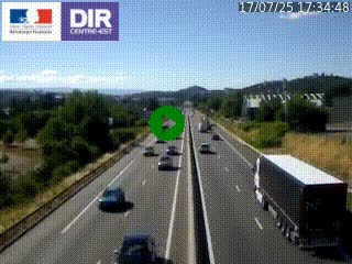<h2>Caméra autoroute à Saint-Etienne (Les Littes) à hauteur du Ikea Saint-Etienne sur l'A72 en direction de Roanne</h2>