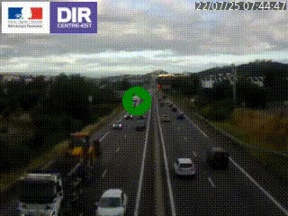 <h2>Caméra autoroute à Saint-Etienne (Les Littes) à hauteur du Ikea Saint-Etienne sur l'A72 en direction de Roanne</h2>
