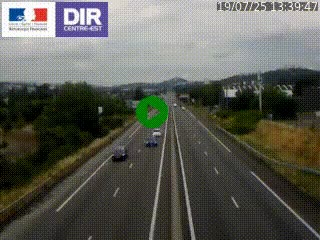 <h2>Caméra autoroute à Saint-Etienne (Les Littes) à hauteur du Ikea Saint-Etienne sur l'A72 en direction de Roanne</h2>