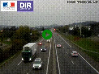 <h2>Caméra autoroute à Saint-Etienne (Les Littes) à hauteur du Ikea Saint-Etienne sur l'A72 en direction de Roanne</h2>