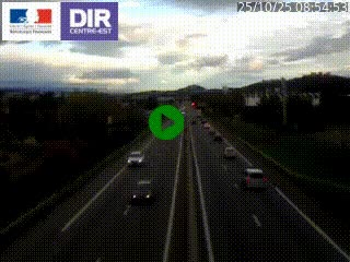 <h2>Caméra autoroute à Saint-Etienne (Les Littes) à hauteur du Ikea Saint-Etienne sur l'A72 en direction de Roanne</h2>