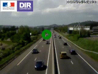 Caméra autoroute à Saint-Etienne (Les Littes) à hauteur du Ikea Saint-Etienne sur l'A72 en direction de Roanne