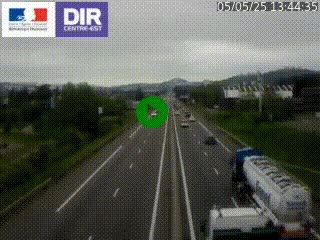 Caméra autoroute à Saint-Etienne (Les Littes) à hauteur du Ikea Saint-Etienne sur l'A72 en direction de Roanne