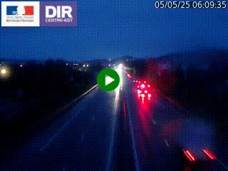 Caméra autoroute à Saint-Etienne (Les Littes) à hauteur du Ikea Saint-Etienne sur l'A72 en direction de Roanne
