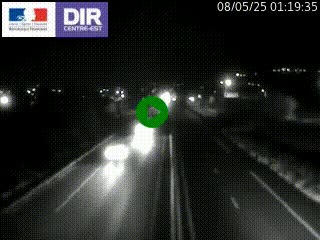 Caméra autoroute à Saint-Etienne (Les Littes) à hauteur du Ikea Saint-Etienne sur l'A72 en direction de Roanne
